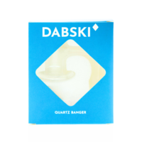 Dabski Quartz Full Weld Faceted Banger 14mm Male / 90 Degree