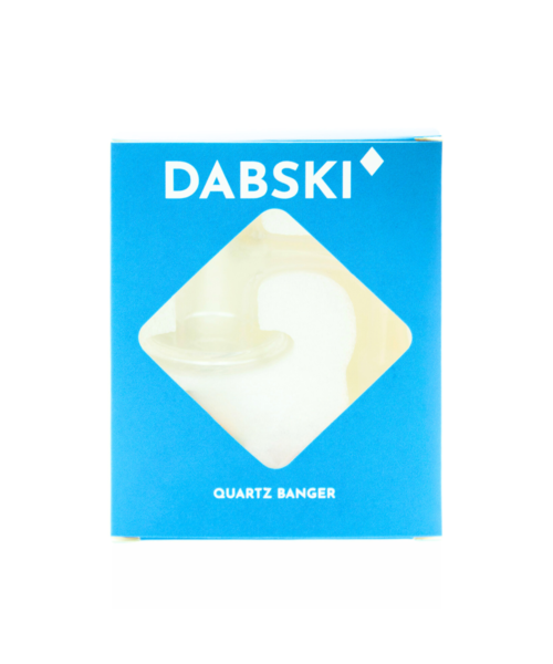 Dabski Quartz Full Weld Faceted Banger 14mm Male / 90 Degree