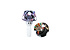 TAU Glass TAU 14mm Psychedelic Mega Mushroom Bowl