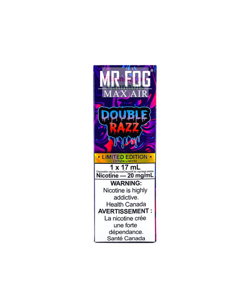 Mr. Fog Air MAX 8500 Puff Rechargeable Disposable Vape Double Razz