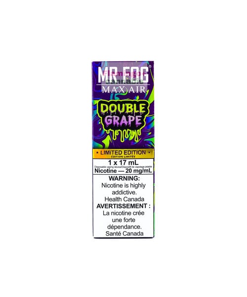 Mr. Fog Air MAX 8500 Puff Rechargeable Disposable Vape Double Grape