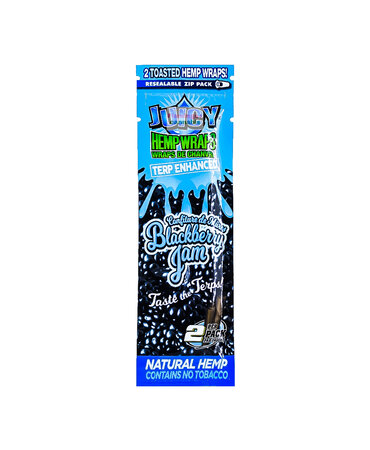 Juicy Jays Juicy Jay's Terp Enhanced Hemp Wraps Blackberry Jam