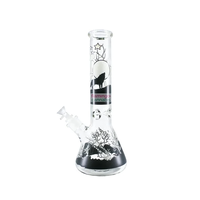 Infyniti 14"  Bong Glow in the Dark Wolves