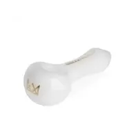 GEAR Premium 3.75" White Hand Pipe w/ Ash Catcher Mouthpiece