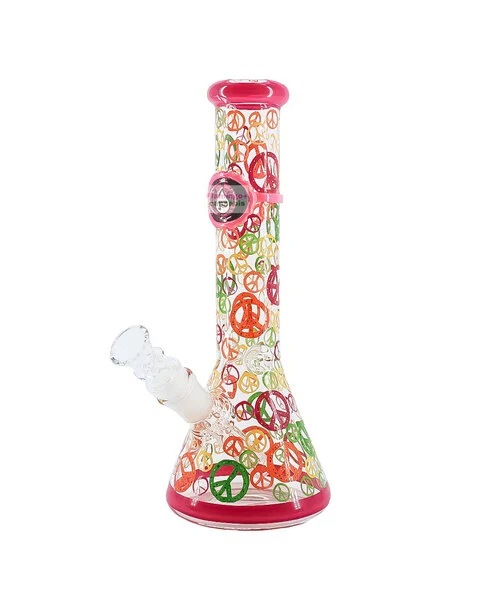 Pulsar Peacekeeper Beaker Bong 10" (UV Reactive)