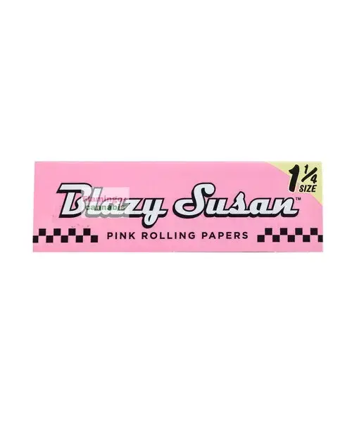 Blazy Susan 1 1/4 Pink Rolling Papers (Vegan Friendly)
