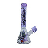 Wormhole Glass Spaghettification 11" Beaker Bong w/Collins Perc Purple
