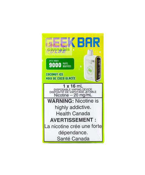 Geek Bar Pulse 9000 Puff Rechargeable Disposable 20mg Coconut Ice