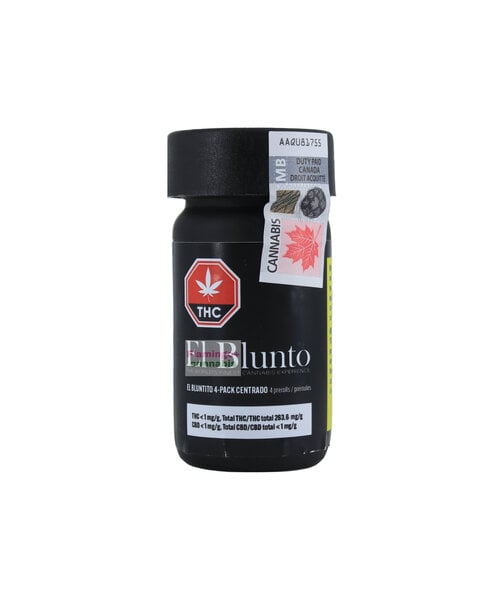 El Blunto Centrado Craft Hybrid Glass Tip Blunts 4X0.75G