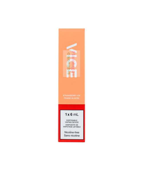 VICE Nicotine Free 2500 Puff Non-Rechargeable Disposable Strawberry Ice