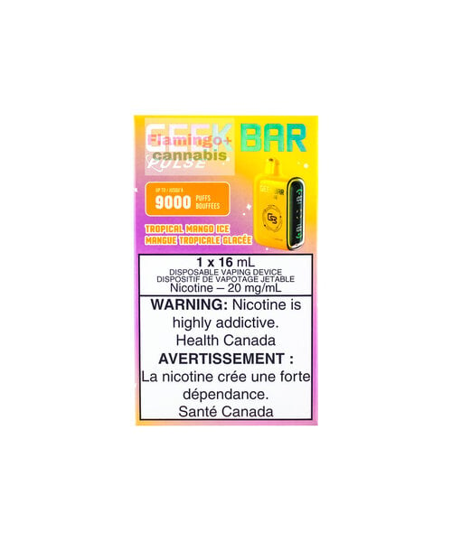 Geek Bar Pulse 9000 Puff Rechargeable Disposable 20mg Tropical Mango Ice
