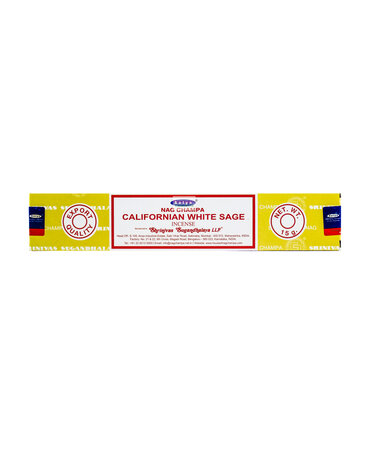Satya Sai Baba Satya Sai Baba Incense 15g Californian White Sage Satya Sai Baba Satya Sai Baba Incense 15g Californian White Sage
