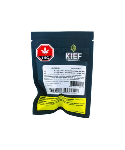 Kief Cannabis Frosted Oreo Craft Indica Flower 7G
