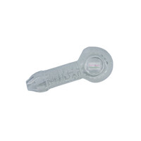 Milky Way Glass 4.5" Maya Face Clear Hand Pipe