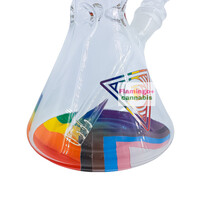 Red Eye Tek 12" Proud and Loud Rainbow Beaker Base Bong