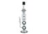 infyniti Infyniti 19" Barrel Splashguard Ribbed Grip Bong Smoke