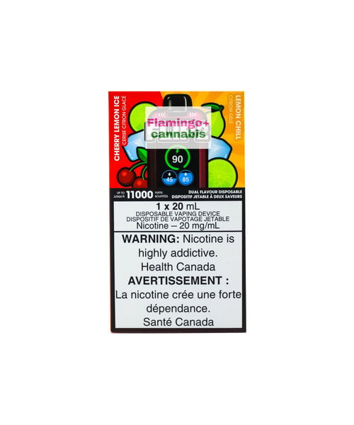 Flip 2 Rechargeable Disposable 11k Puff 20ml Cherry Lemon Ice x Lemon Chill 20mg