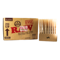RAW Classic Pre-Rolled Cones 1 1/4" 1000 Pack