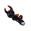 Devil's Horn and Tail 5.75" Dark Frit Spoon Pipe Devil's Horn and Tail 5.75" Dark Frit Spoon Pipe