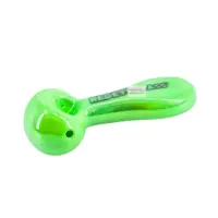 Red Eye Tek 4.5" Opaline Spoon Hand Pipe Green Slyme