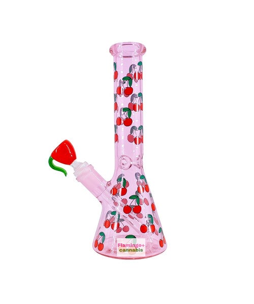 Life is A Bowl of Cherries 10" Beaker Base Bong