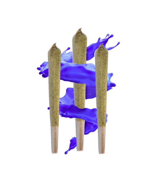 General Admission Blue Rocket Infused Indica Pre-Rolls 3X0.5G