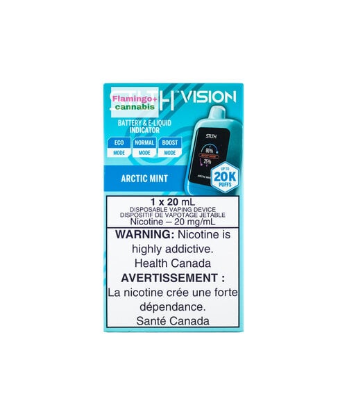 STLTH Vision 20k Puff Rechargeable Disposable Arctic Mint