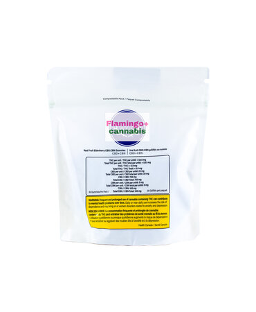 WYLD Wyld Elderberry 5:1 CBD + CBN Vegan Gummies X30