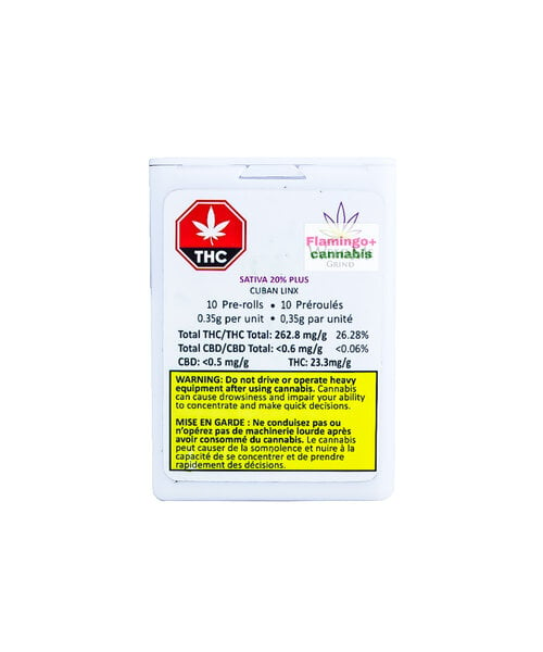 Weed Me Sativa Craft 20% Plus Pre-Rolls 10X.35G