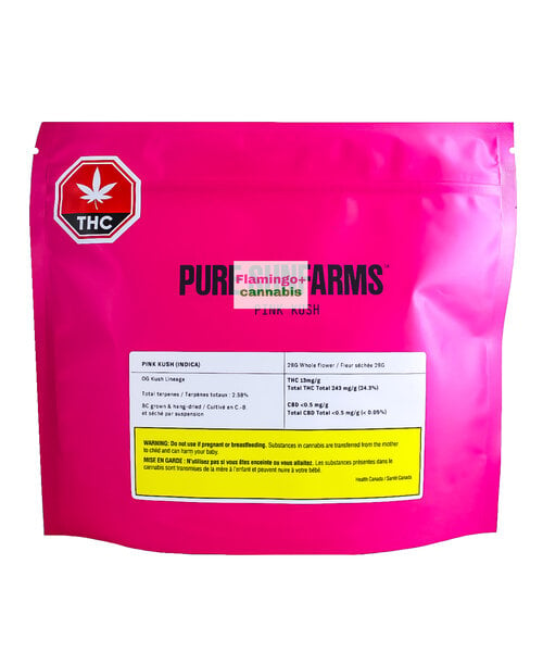 Pure Sun Farms Pink Kush Indica Flower 28G