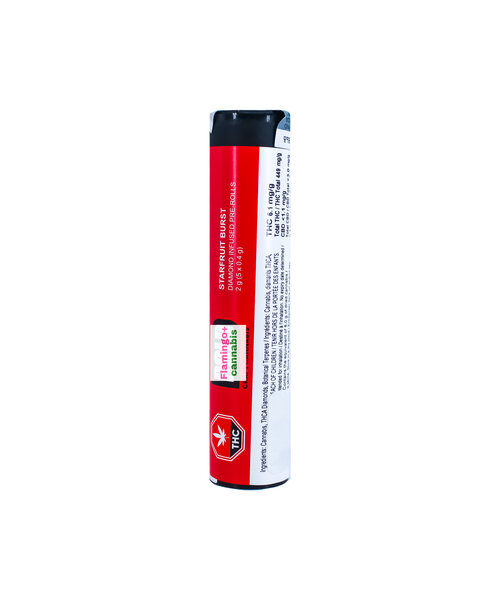 Bold Glazed Starfruit Burst Diamond Infused Hybrid Pre-Rolls 5x0.4G