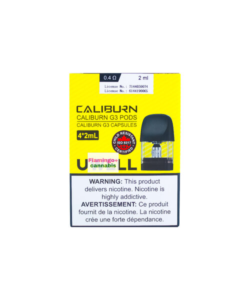 Uwell Caliburn G3 Replacement Pods 4-Pack w/coil [CRC]