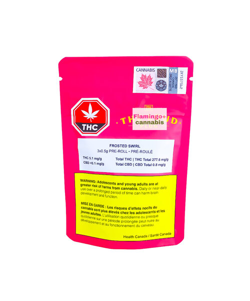 The Loud Plug Frosted  Swirl Craft Indica Pre-Rolls 3X0.5G