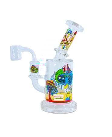 BOB HQ Fung-EYES 6" Glow in the Dark Dab Rig BOB HQ Fung-EYES 6" Glow in the Dark Dab Rig