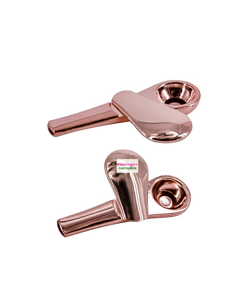 Metal Slide-Covered Spoon Pipe