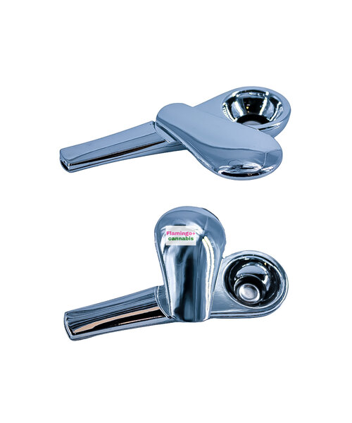 Metal Slide-Covered Spoon Pipe