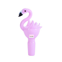Tau Glass Flockin Flamingo Bowl