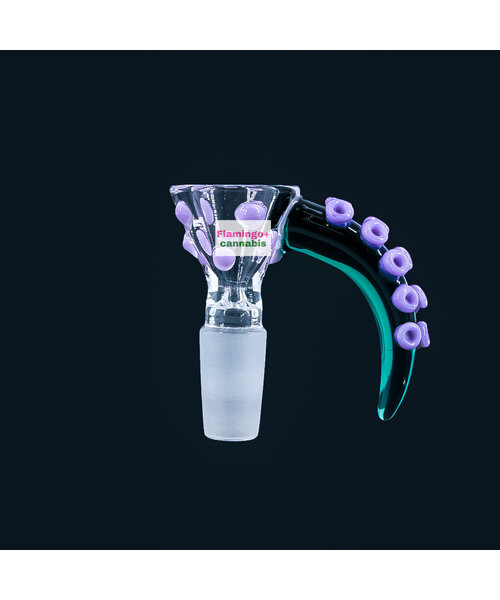 TAU Glass Anodized Slyme Handle Bowl 14mm