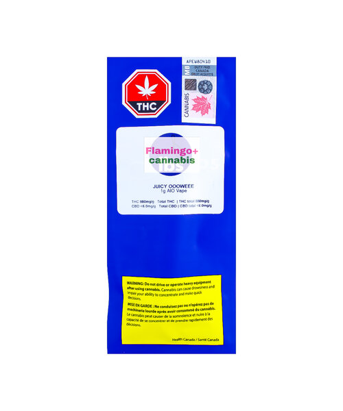 D LBS Juicy OOOWWWEEE Indica Disposable 1G