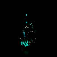 Pulsar Artist Series: 10" Chill Cat Glow-In-Dark Dab Rig