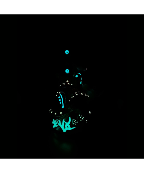 Pulsar Artist Series: 10" Chill Cat Glow-In-Dark Dab Rig