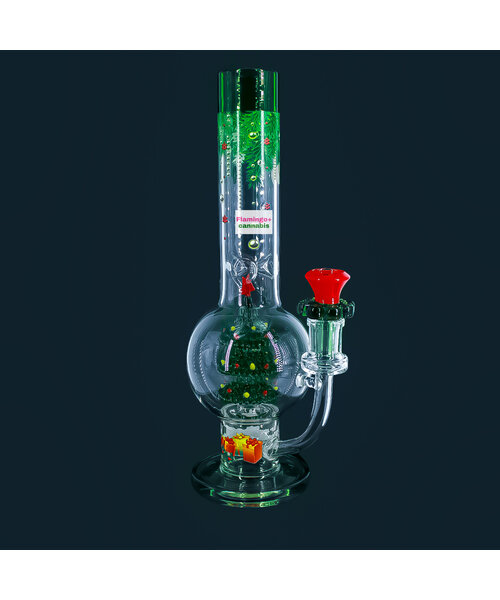 Christmas Cheer 11.75" Frosty Forest Bubble Beaker