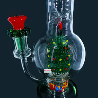 Christmas Cheer 11.75" Frosty Forest Bubble Beaker