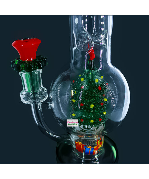 Christmas Cheer 11.75" Frosty Forest Bubble Beaker