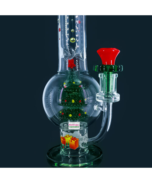 Christmas Cheer 11.75" Frosty Forest Bubble Beaker