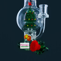 Christmas Cheer 11.75" Frosty Forest Bubble Beaker