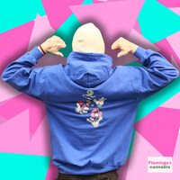 NEW 2024 Flamingo+ Hoodie  "Stoner Paws"