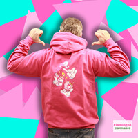 NEW 2024 Flamingo+ Hoodie  "Stoner Paws"