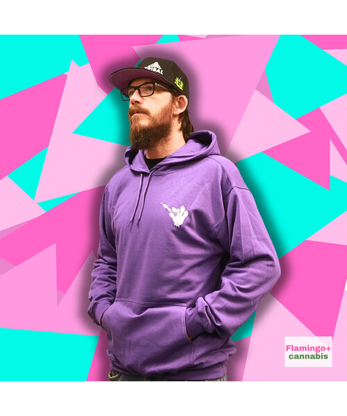 NEW 2024 Flamingo+ Hoodie  "Stoner Paws"