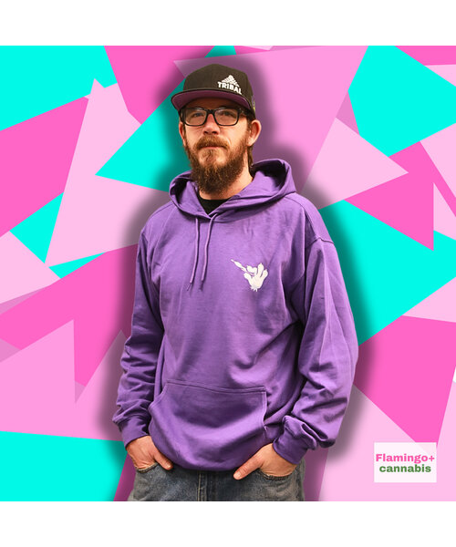 NEW 2024 Flamingo+ Hoodie  "Stoner Paws"